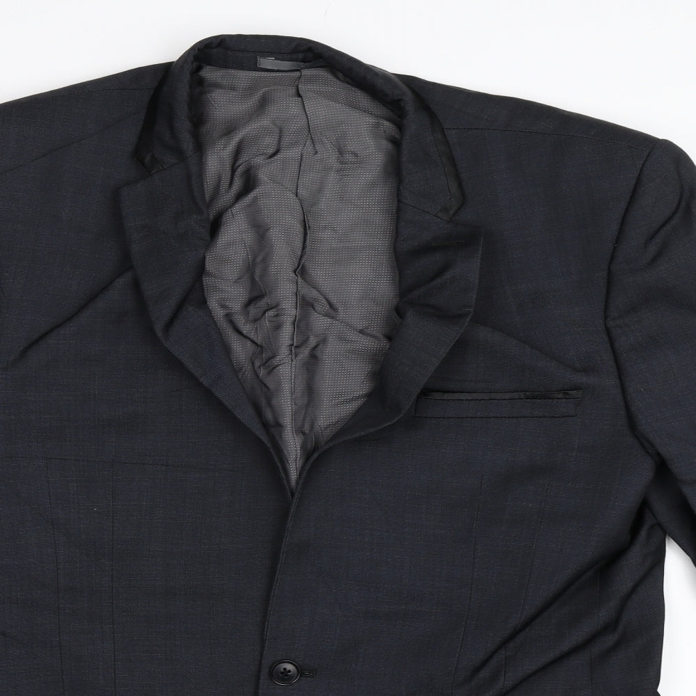 Mens UK Size 40 NEXT Regular Black Suit Jacket
