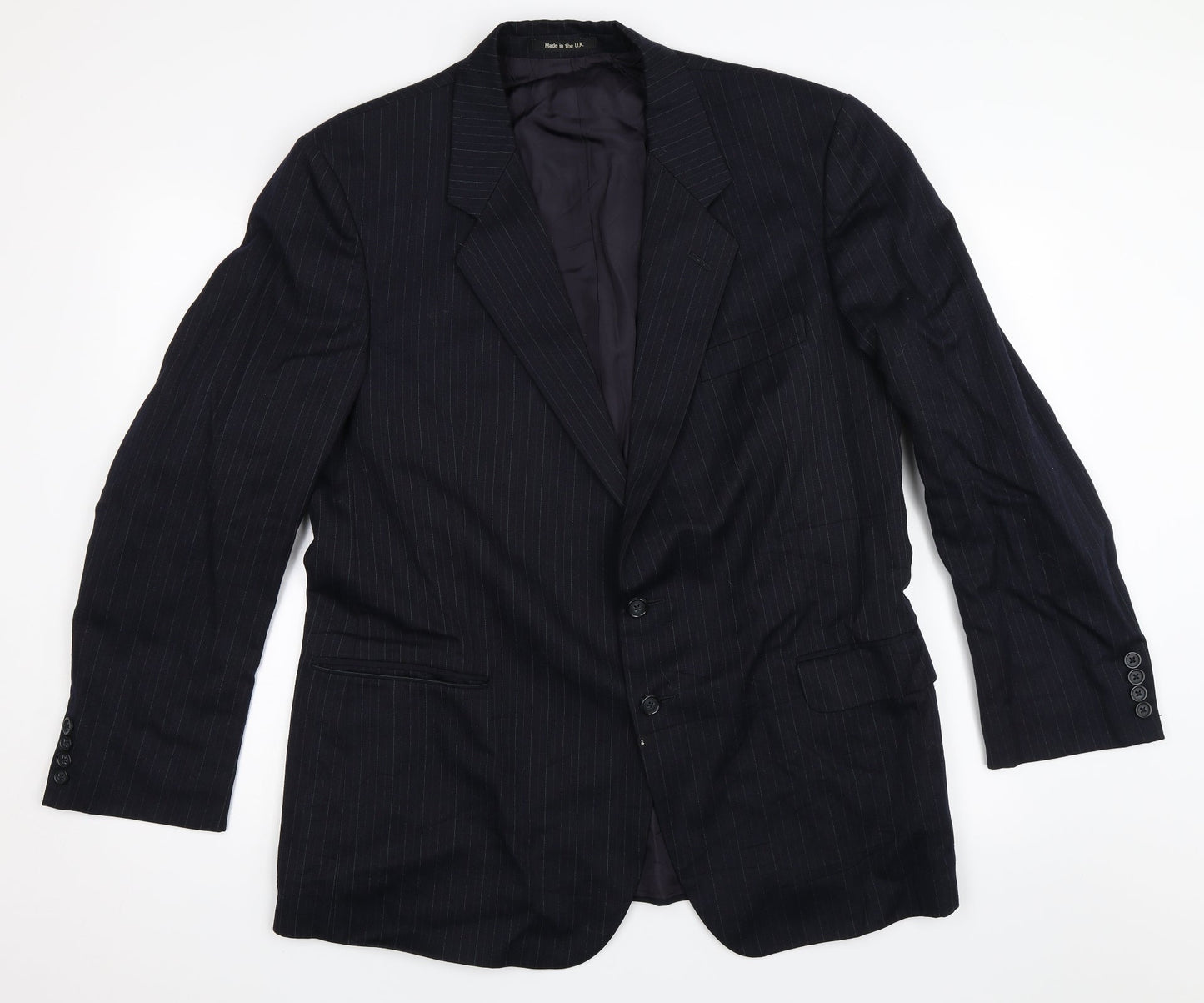 Mens UK Size 44 St Michael Regular Blue Suit Jacket