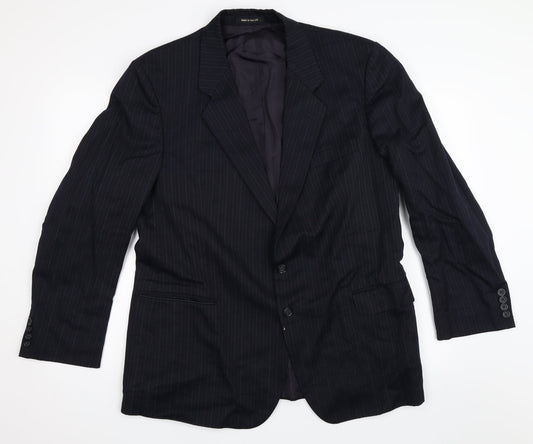 Mens UK Size 44 St Michael Regular Blue Suit Jacket
