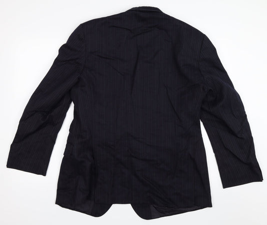 Mens UK Size 44 St Michael Regular Blue Suit Jacket