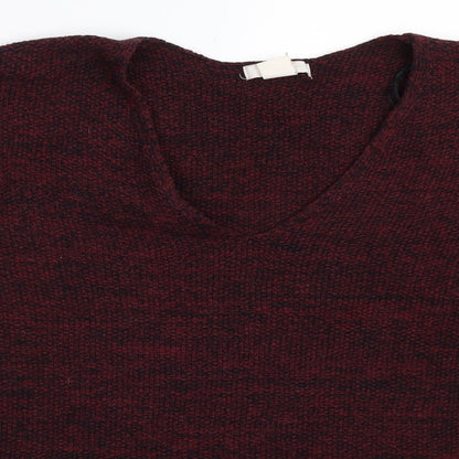 H&M Womens Red   Pullover Jumper Size M