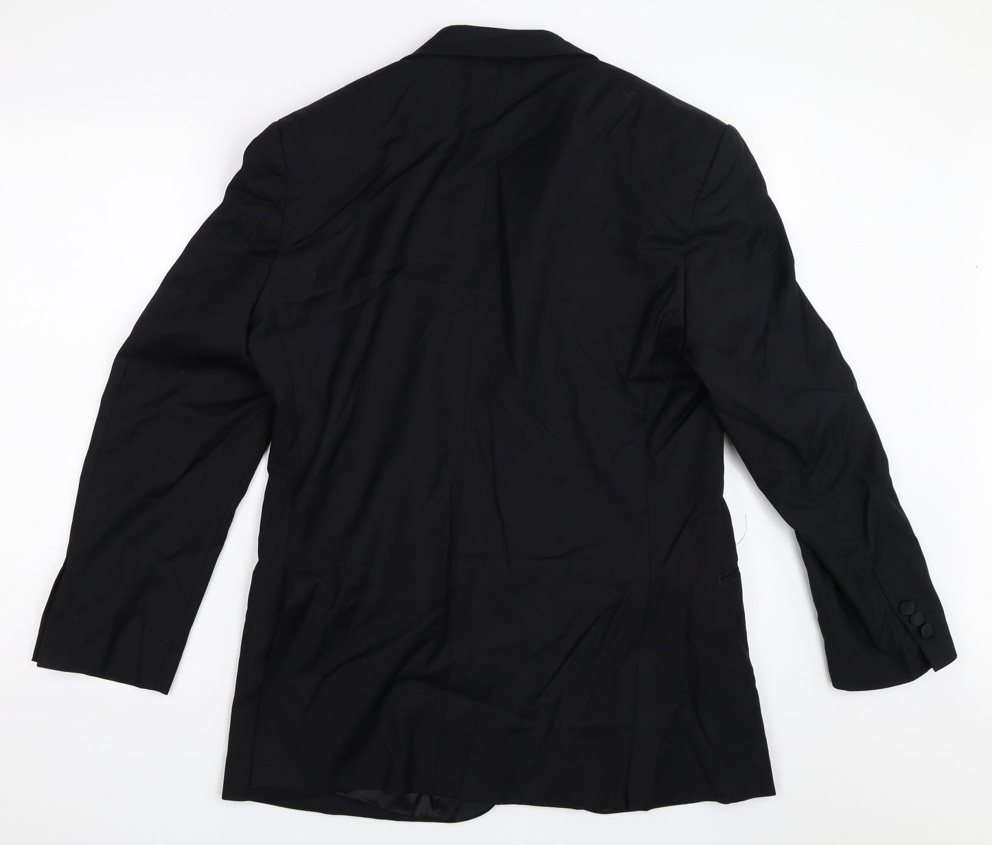 Mens UK Size 38 Preworn Regular Black Suit Jacket