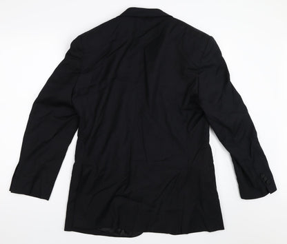 Mens UK Size 38 Preworn Regular Black Suit Jacket