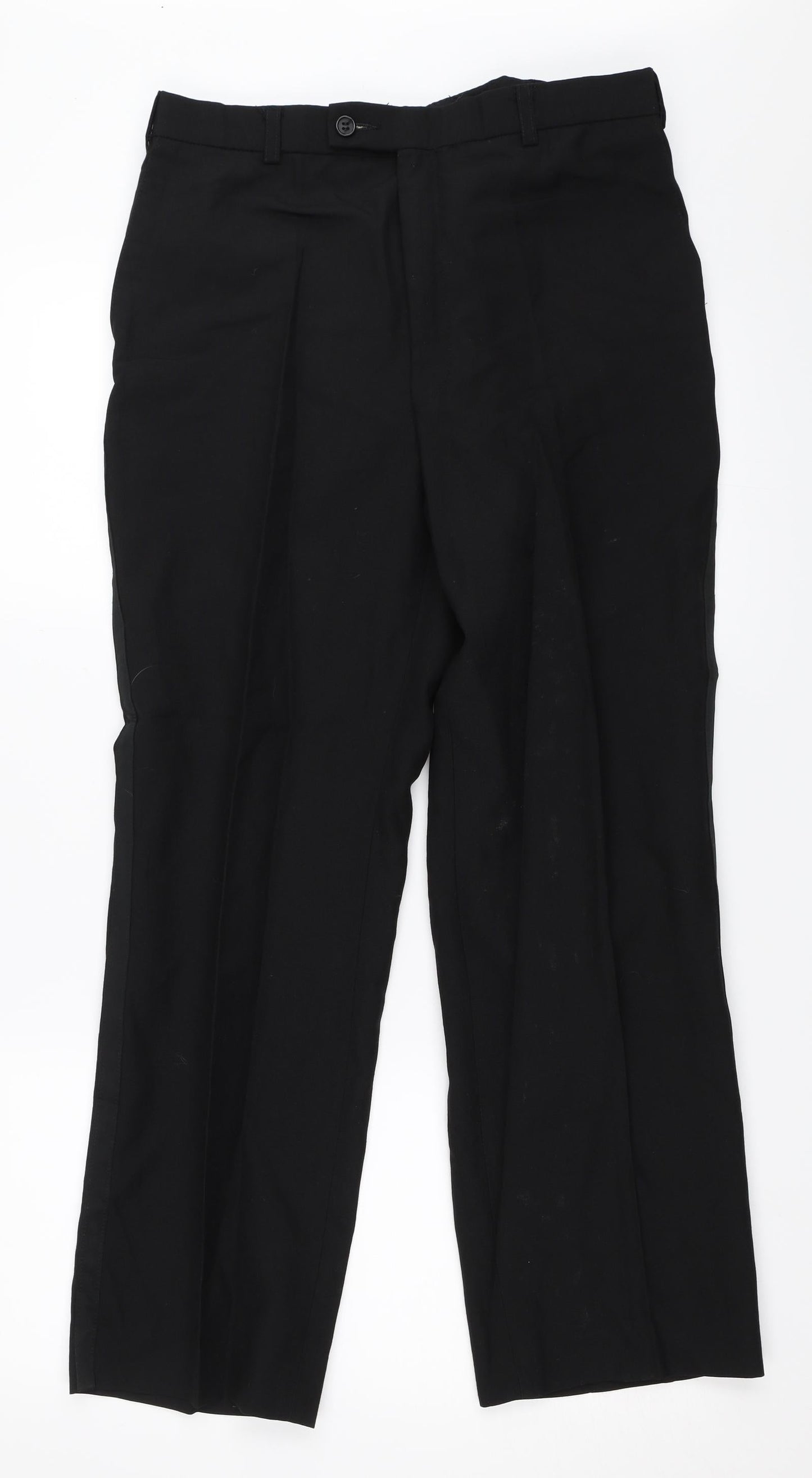 Preworn Mens Black   Trousers  Size 31 in L28 in
