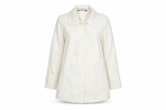 Bonmarché Womens Ivory Overcoat Coat Size 12