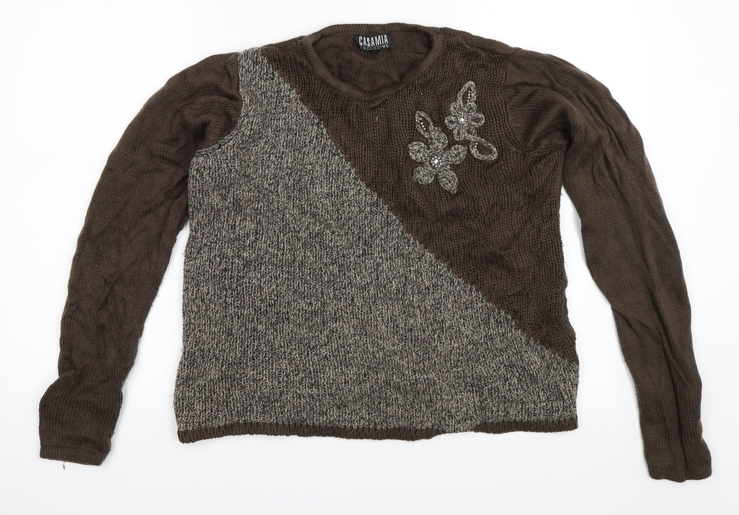 Casamia Womens Brown   Pullover Jumper Size M