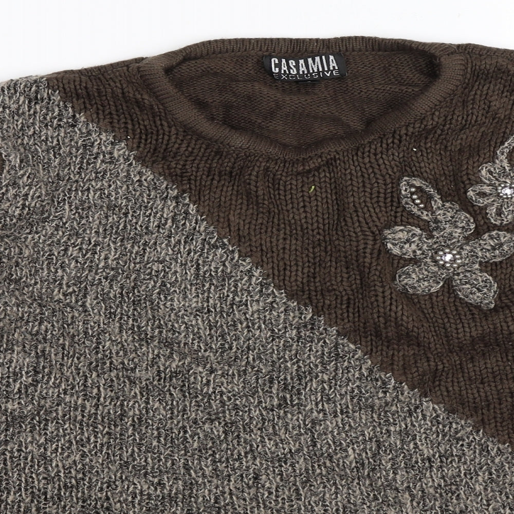 Casamia Womens Brown   Pullover Jumper Size M