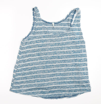 Womens UK Size 14 Preworn Blue Basic Tank