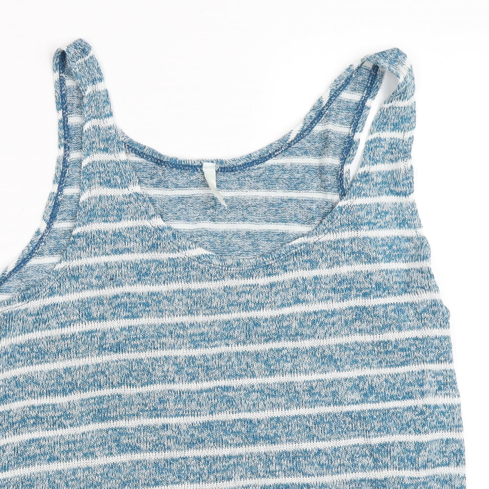 Womens UK Size 14 Preworn Blue Basic Tank