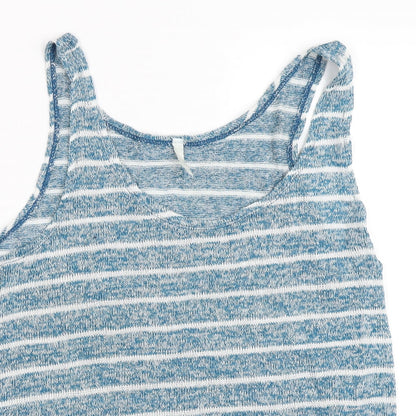 Womens UK Size 14 Preworn Blue Basic Tank
