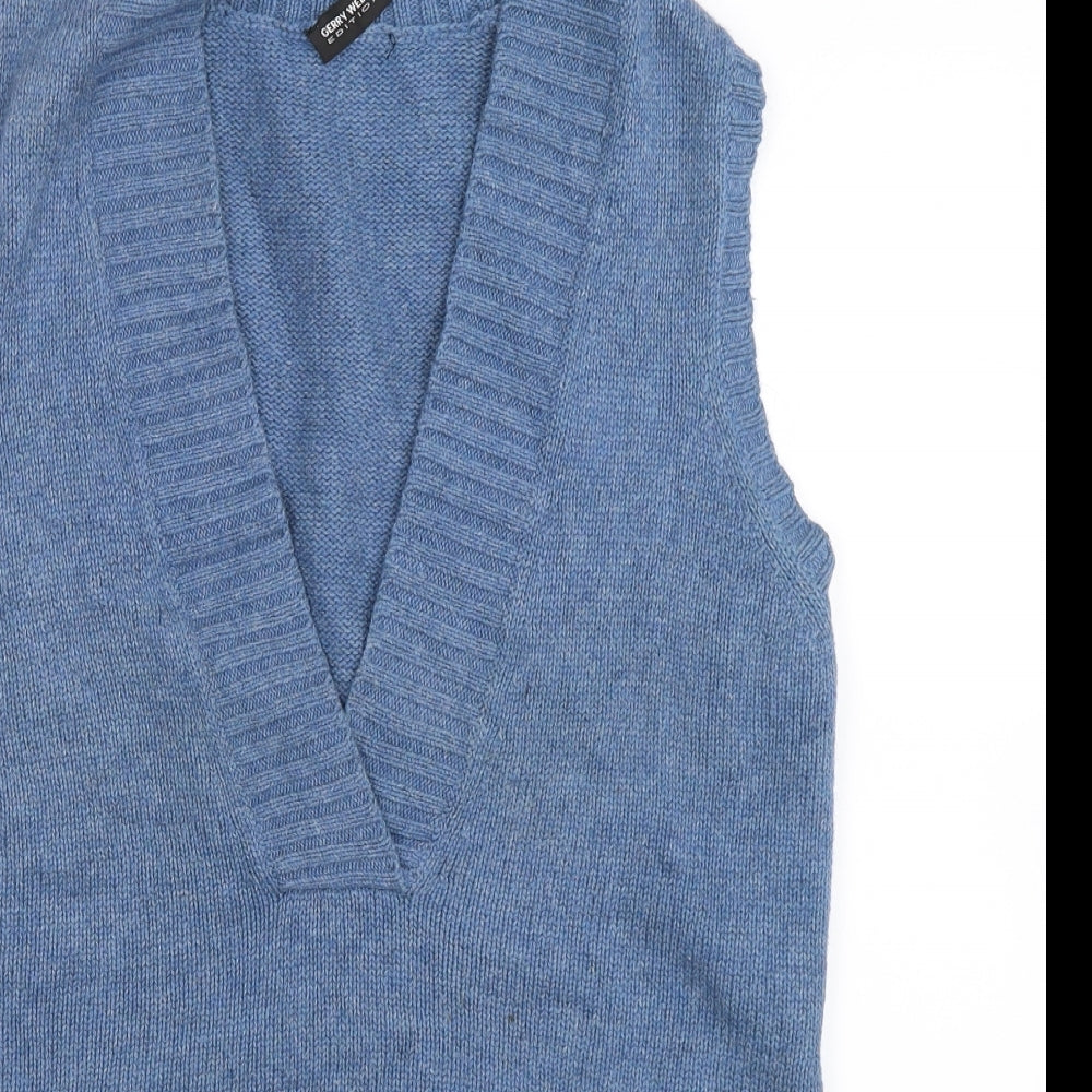 Gerry Weber Womens Blue   Vest Jumper Size 10
