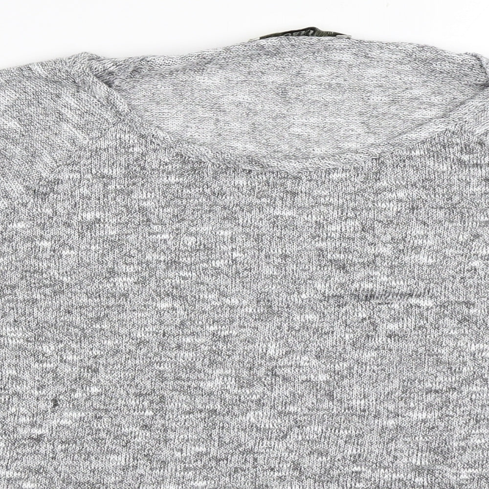 Oasis Womens Grey   Pullover Jumper Size S