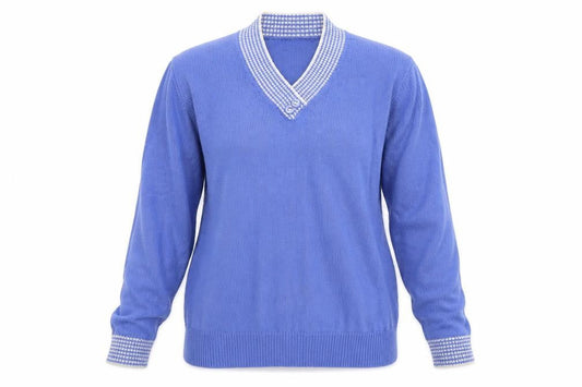 Isle Womens Blue   Pullover Jumper Size 14