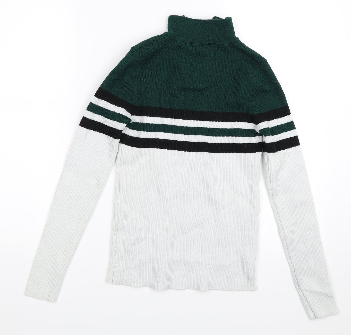 New Look Womens Green   Henley Sweatshirt Size 12