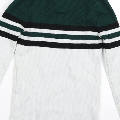New Look Womens Green   Henley Sweatshirt Size 12