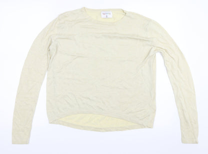 Compania Fantasia Womens Beige   Pullover Jumper Size S
