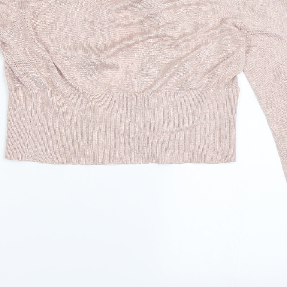 Planet Womens Pink   Cardigan Jumper Size M