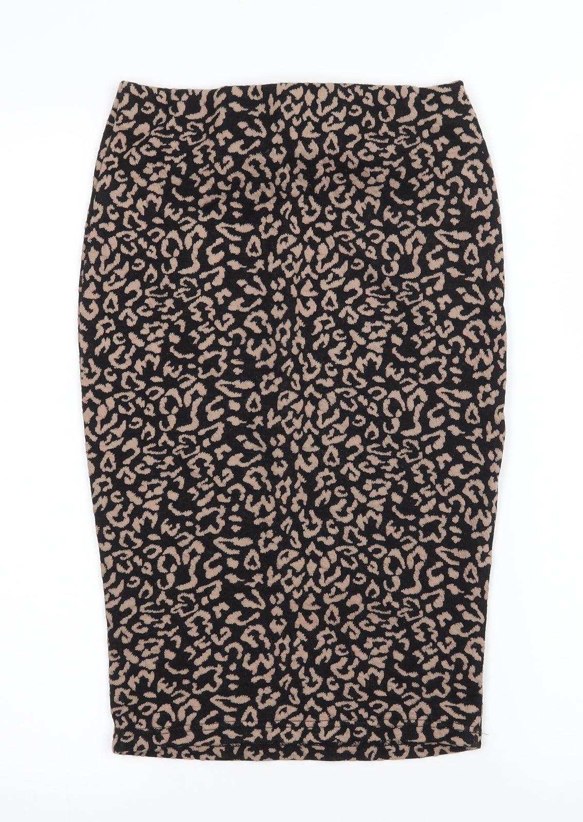 FOREVER 21 Womens Brown  Jersey Straight & Pencil Skirt Size S