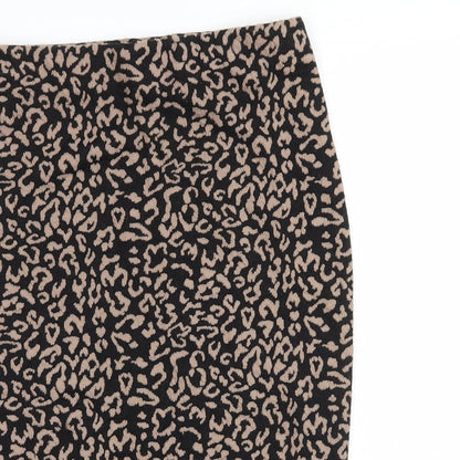 FOREVER 21 Womens Brown  Jersey Straight & Pencil Skirt Size S