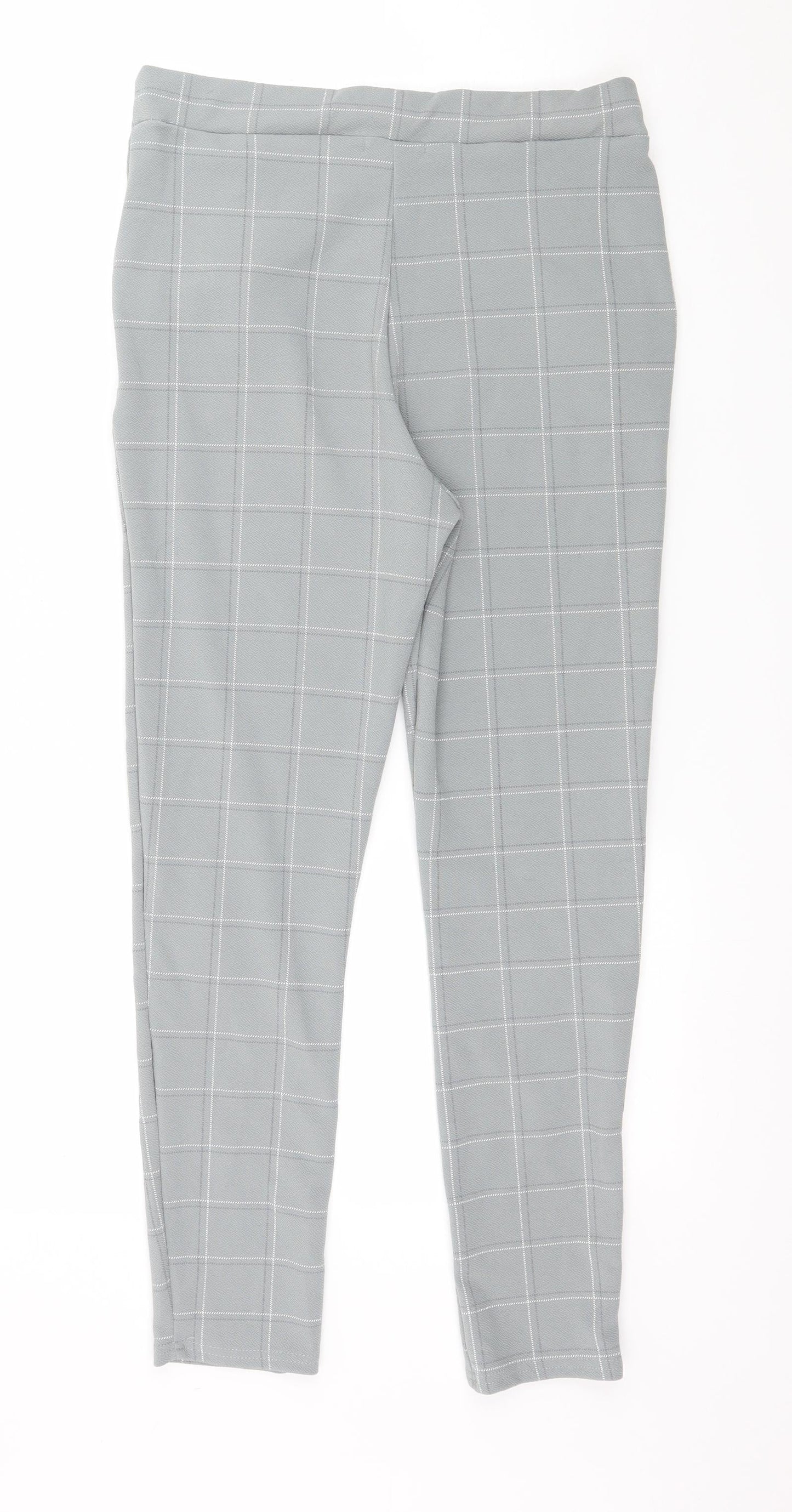 Womens UK Size 10 PRETTYLITTLETHING Regular Fit  Grey Trousers