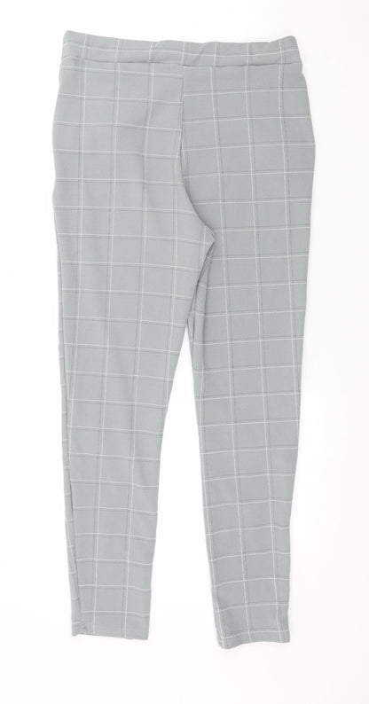 Womens UK Size 10 PRETTYLITTLETHING Regular Fit  Grey Trousers