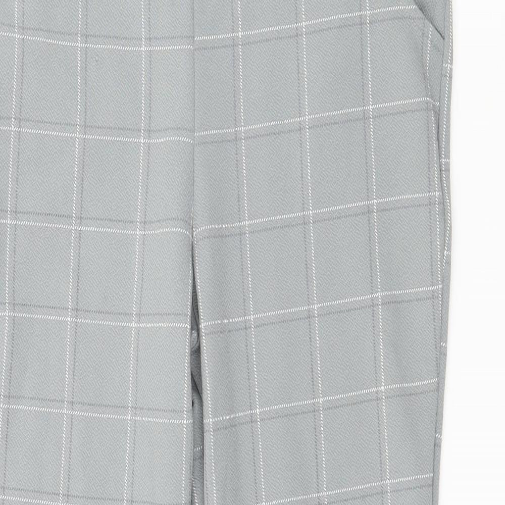 Womens UK Size 10 PRETTYLITTLETHING Regular Fit  Grey Trousers