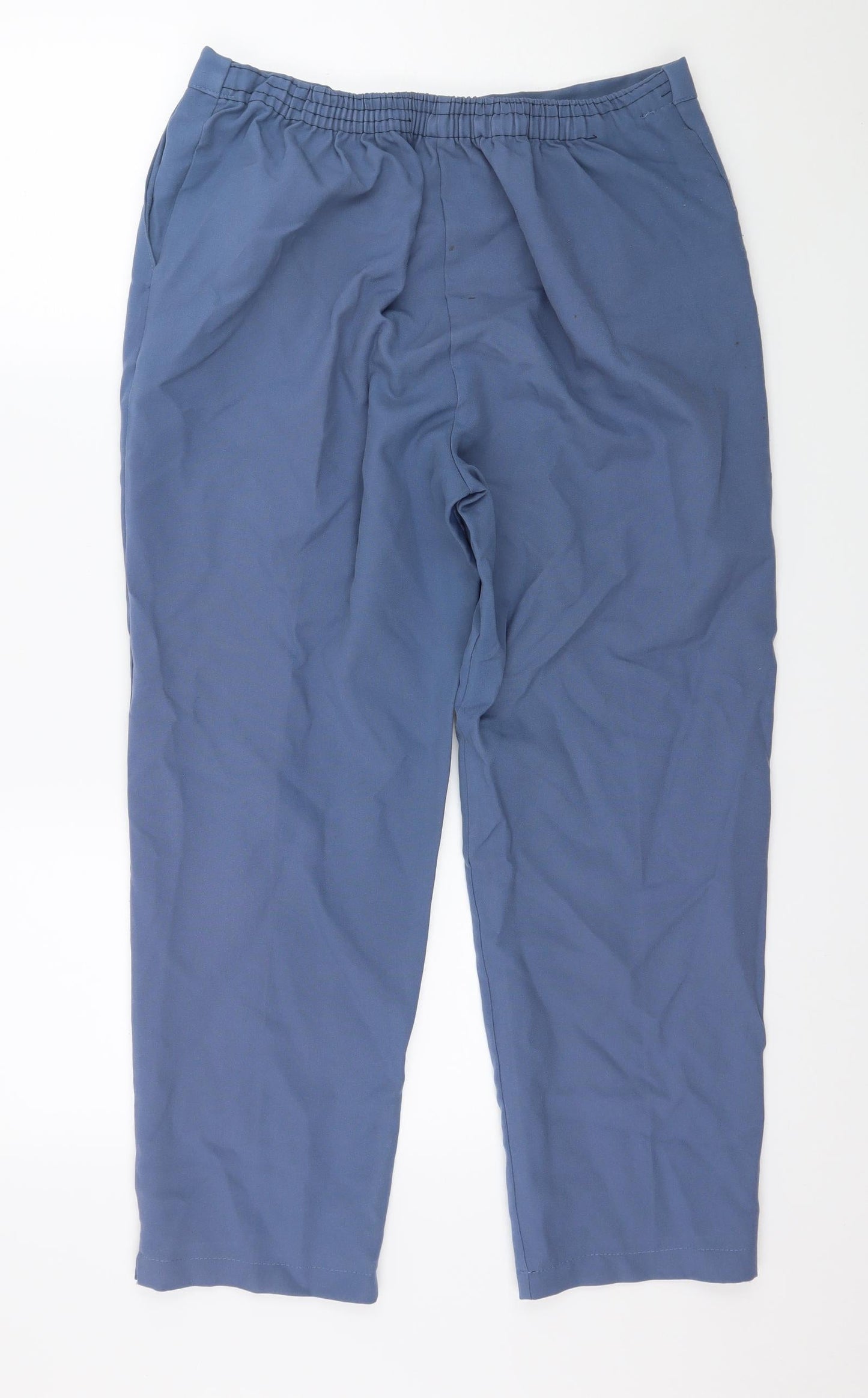 Womens UK Size 34 in Preworn Regular Fit  Blue Trousers