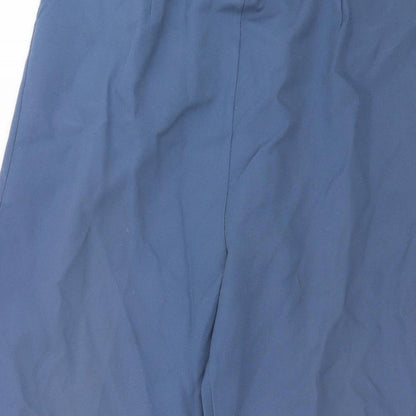 Womens UK Size 34 in Preworn Regular Fit  Blue Trousers