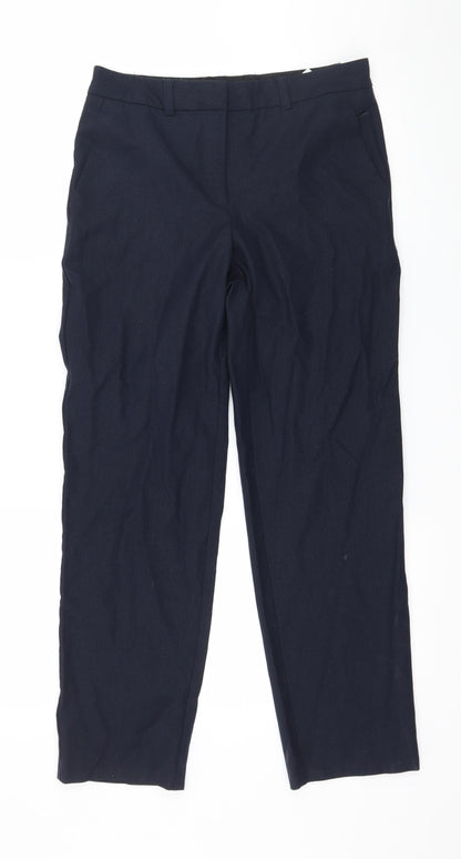 Womens UK Size 8 Marks and Spencer Regular Fit  Blue Trousers