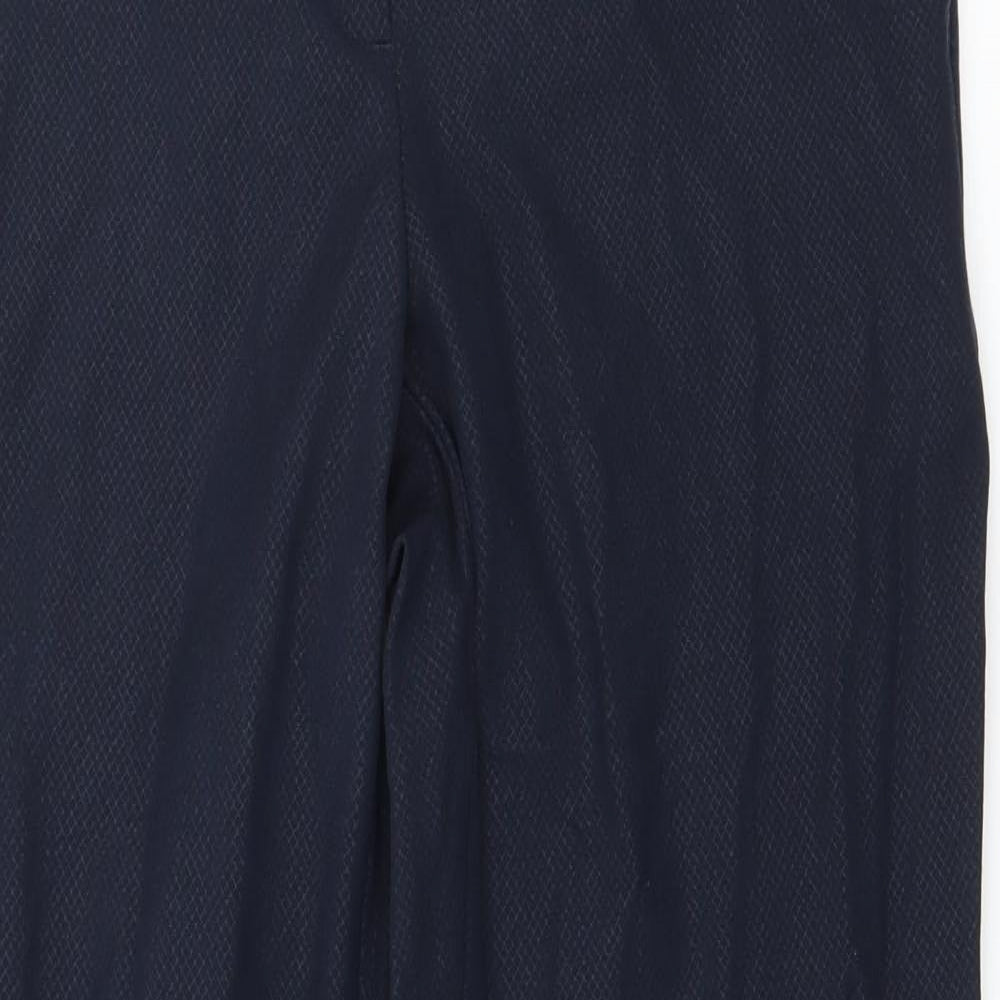 Womens UK Size 8 Marks and Spencer Regular Fit  Blue Trousers
