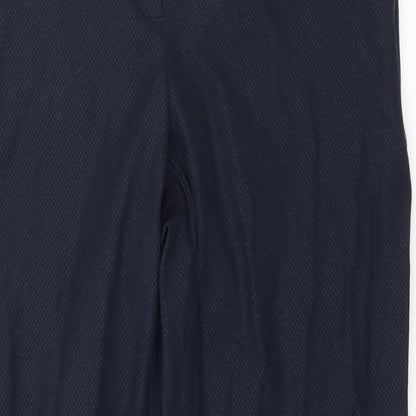 Womens UK Size 8 Marks and Spencer Regular Fit  Blue Trousers