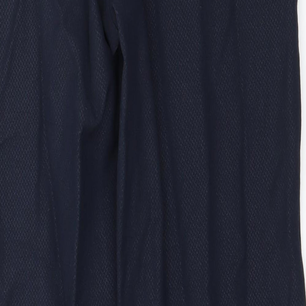 Womens UK Size 8 Marks and Spencer Regular Fit  Blue Trousers