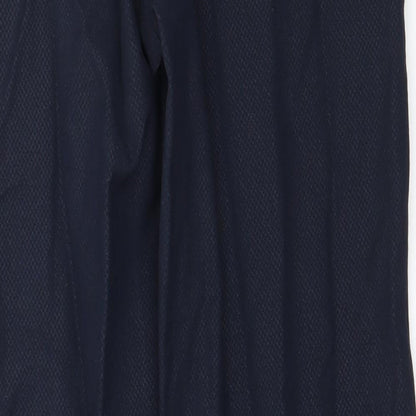 Womens UK Size 8 Marks and Spencer Regular Fit  Blue Trousers