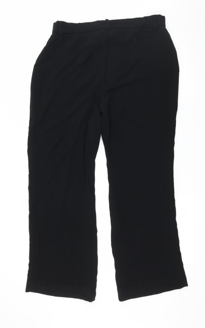Klass Collection Womens Black   Trousers  Size 14 L28 in