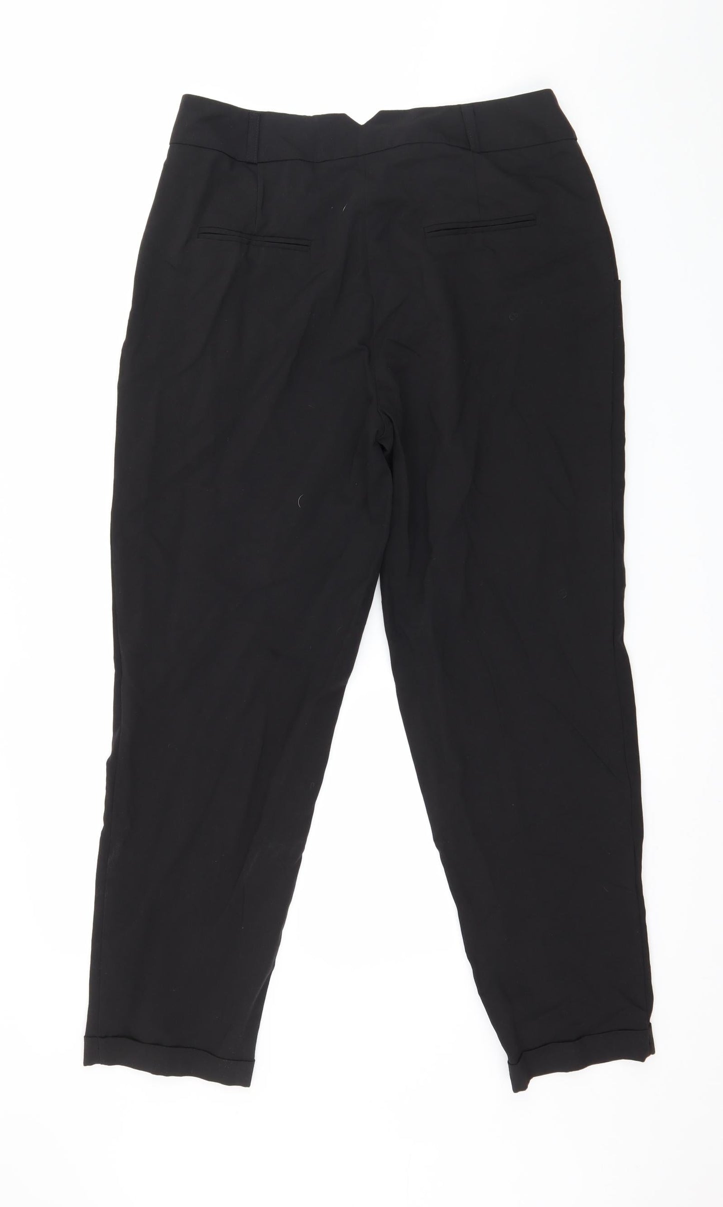 Warehouse Womens Black   Trousers  Size 12 L27 in
