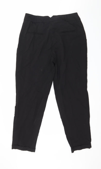 Warehouse Womens Black   Trousers  Size 12 L27 in