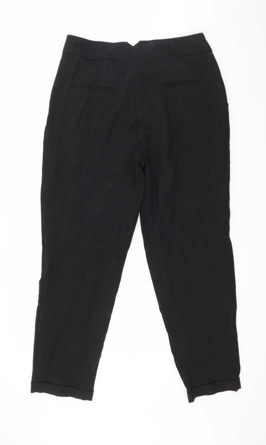 Warehouse Womens Black   Trousers  Size 12 L27 in