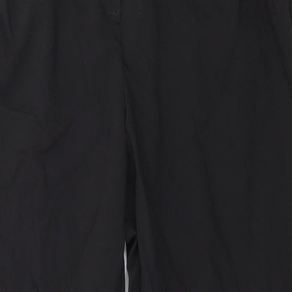 Warehouse Womens Black   Trousers  Size 12 L27 in