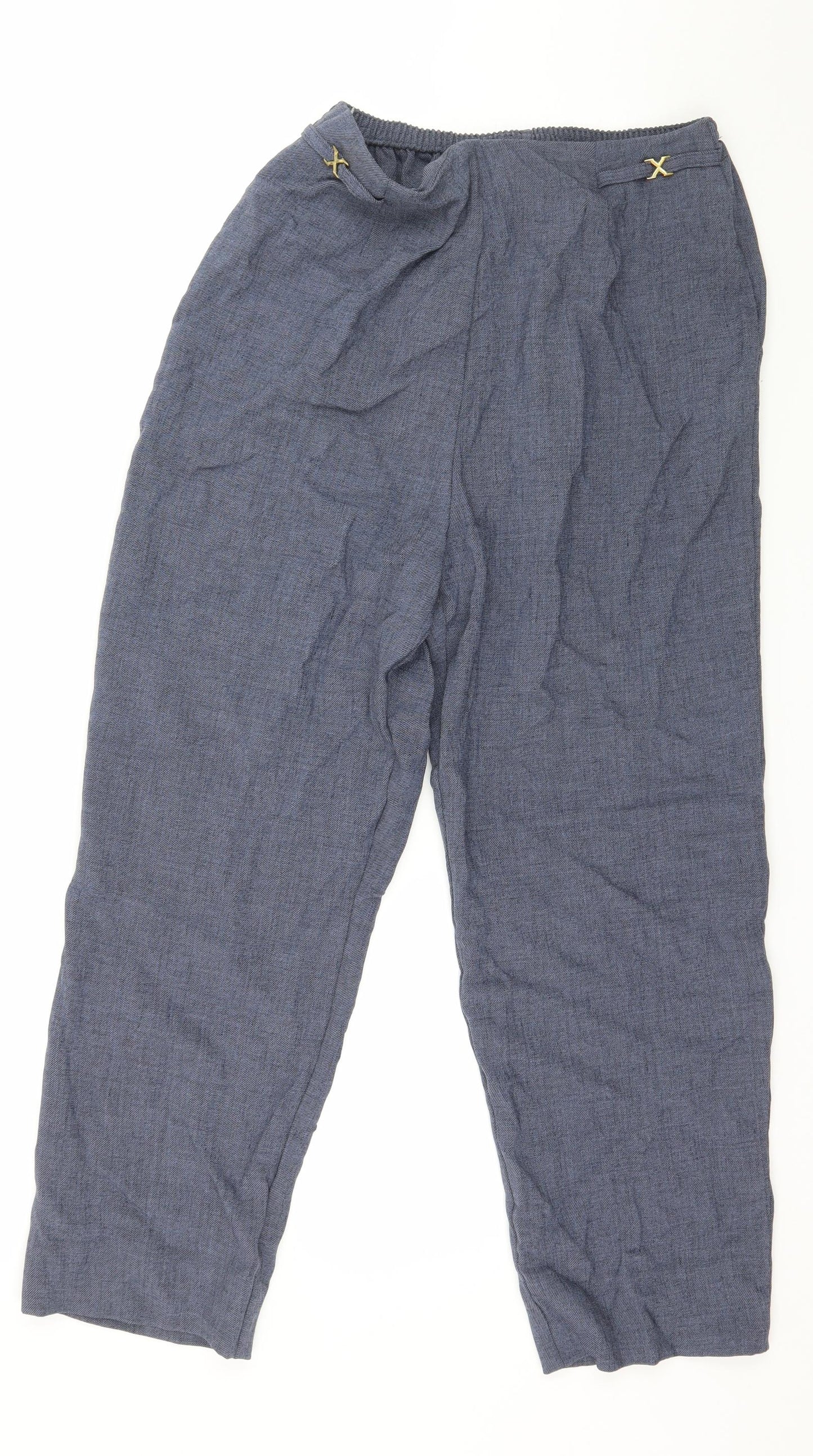 Berkertex Womens Blue   Trousers  Size 14 L24 in