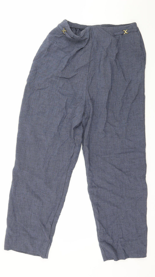 Berkertex Womens Blue   Trousers  Size 14 L24 in