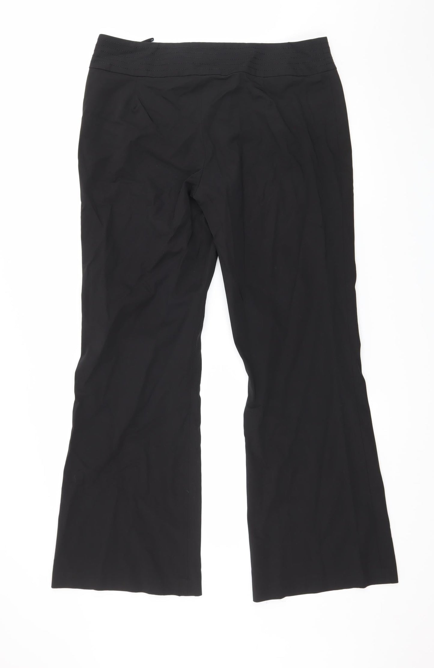 Womens UK Size 14 Etam Regular Fit  Black Trousers