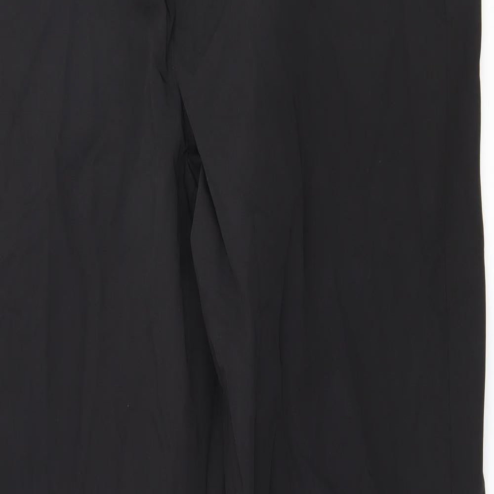 Womens UK Size 14 Etam Regular Fit  Black Trousers