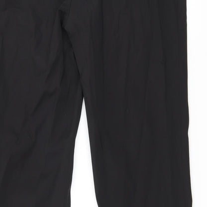 Womens UK Size 14 Etam Regular Fit  Black Trousers