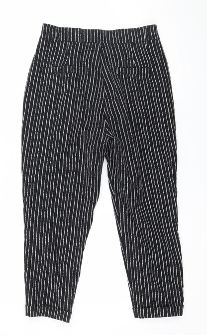 Womens UK Size 27 in Preworn Regular Fit  Black Trousers