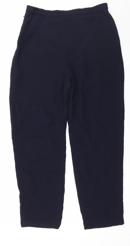 Womens UK Size 8 Talbots Regular Fit  Blue Trousers