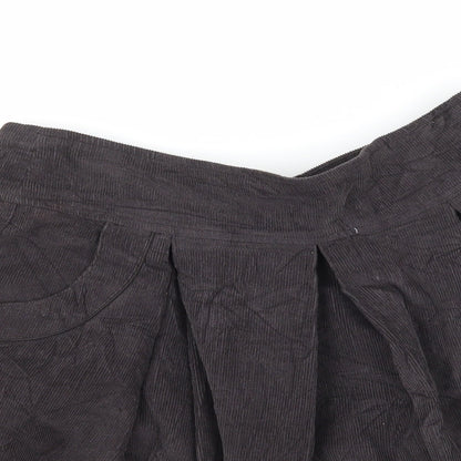 Zara Girls Grey  Corduroy Flare Skirt Size 9-10 Years