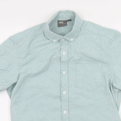 ASOS Mens Green    Button-Up Size XS