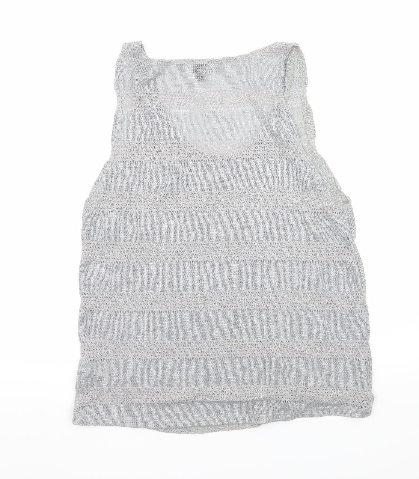 Womens UK Size 14 Topshop Green Basic Tank