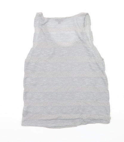 Womens UK Size 14 Topshop Green Basic Tank