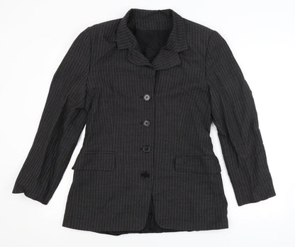 Womens UK Size 12 Preworn Regular Grey Blazer